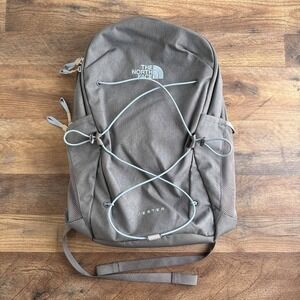 The North Face Jester Backpack Gray FlexVent Laptop Bag School Travel